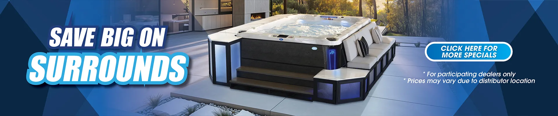Calspas hot tub being used in a family setting - Port Arthur